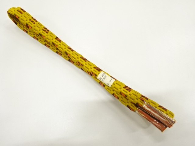 未使用品　正絹　手組帯締め